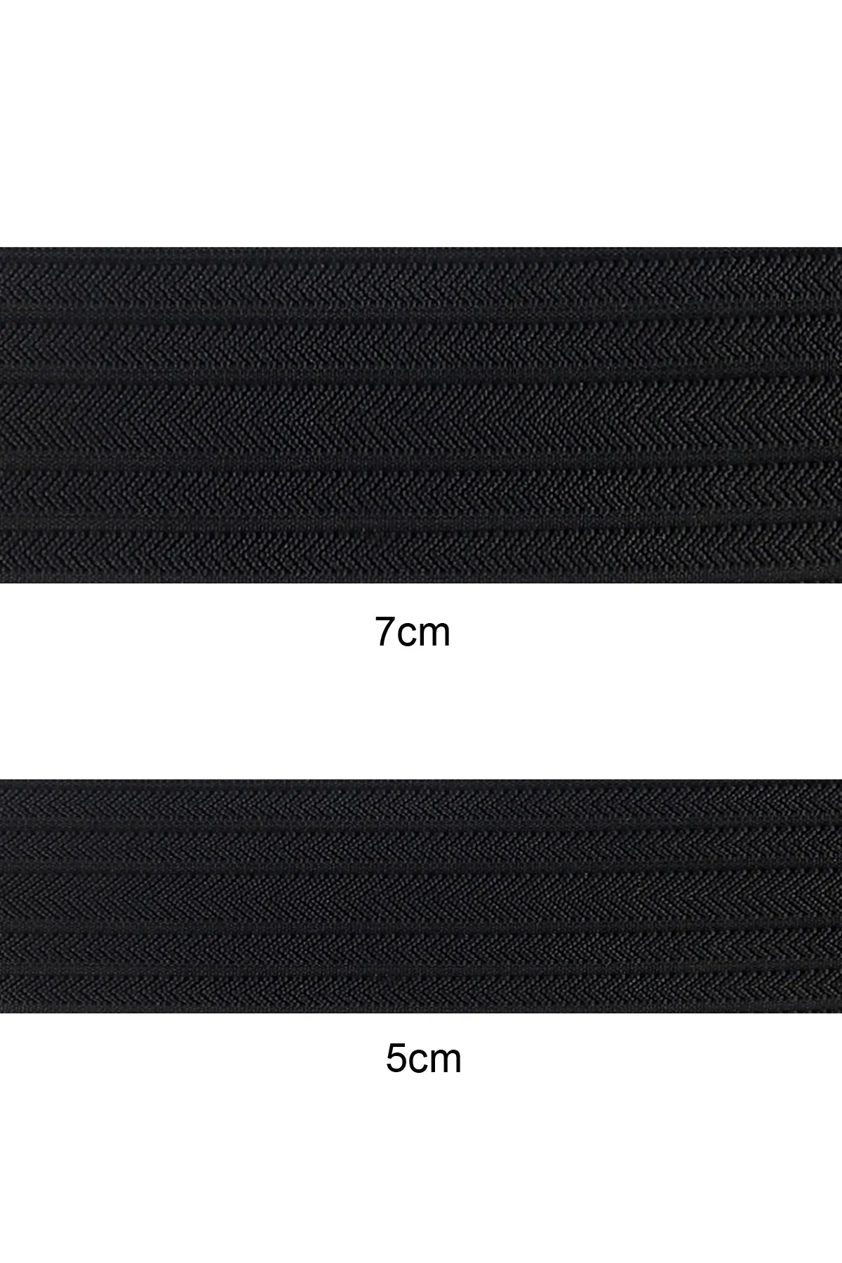 Black Knitted Strong Stretchable Elastic