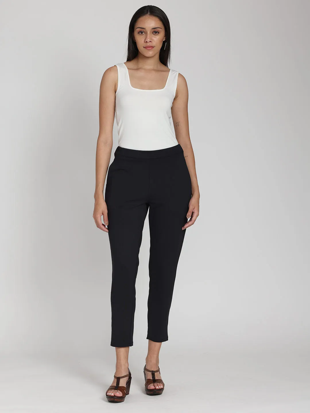 Black Stretchable Pant