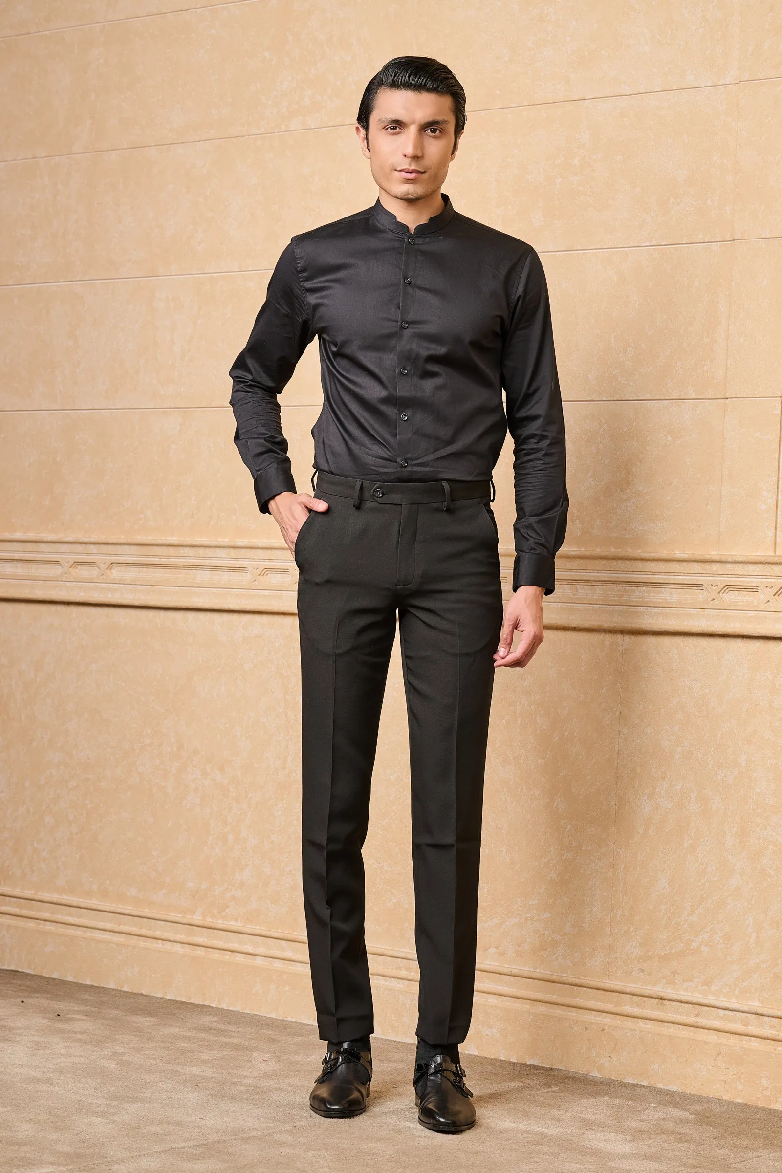 Black Stretchable Trouser