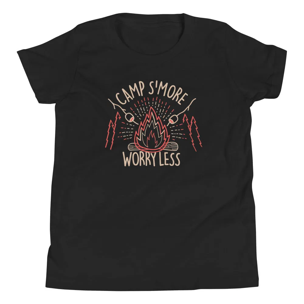 Camp S'more Worry Less Kid's Youth Tee