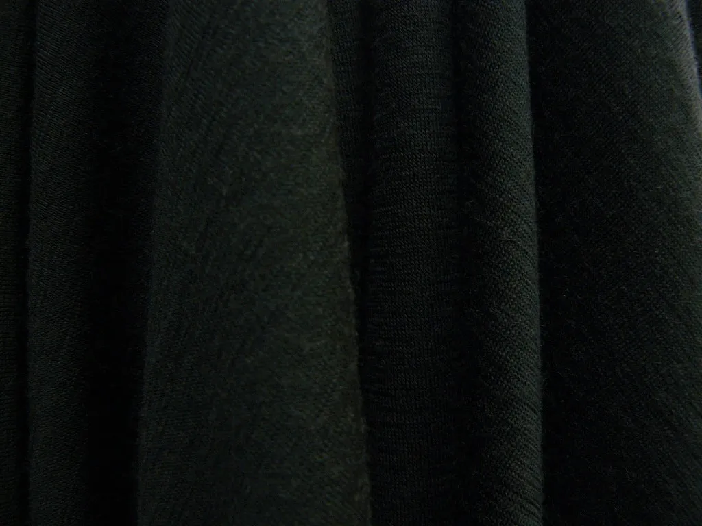 Charcoal Stretch - Wool Knit