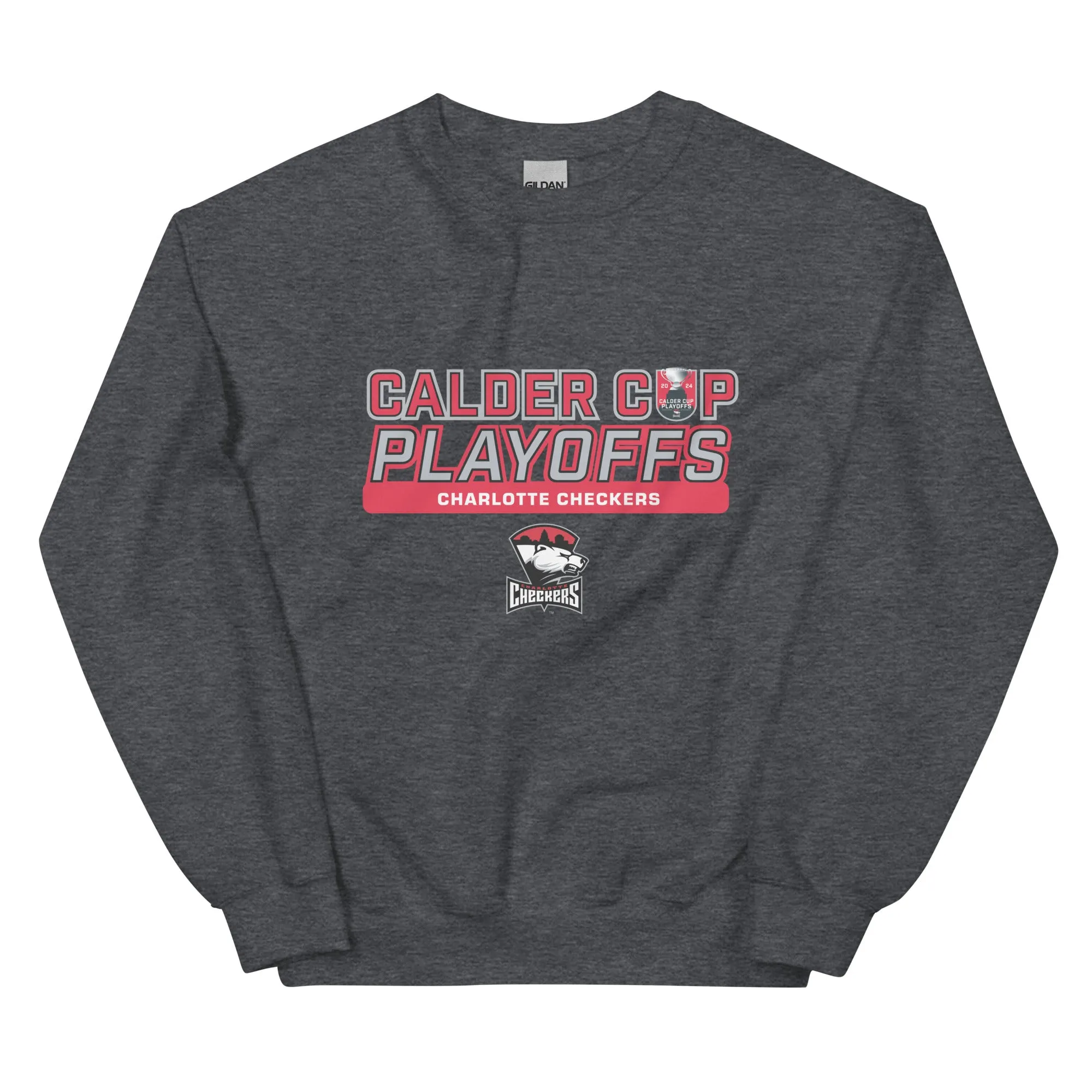 Charlotte Checkers 2024 Calder Cup Playoffs Adult Crewneck Sweatshirt