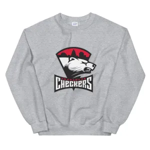 Charlotte Checkers Adult Primary Logo Crewneck Sweatshirt