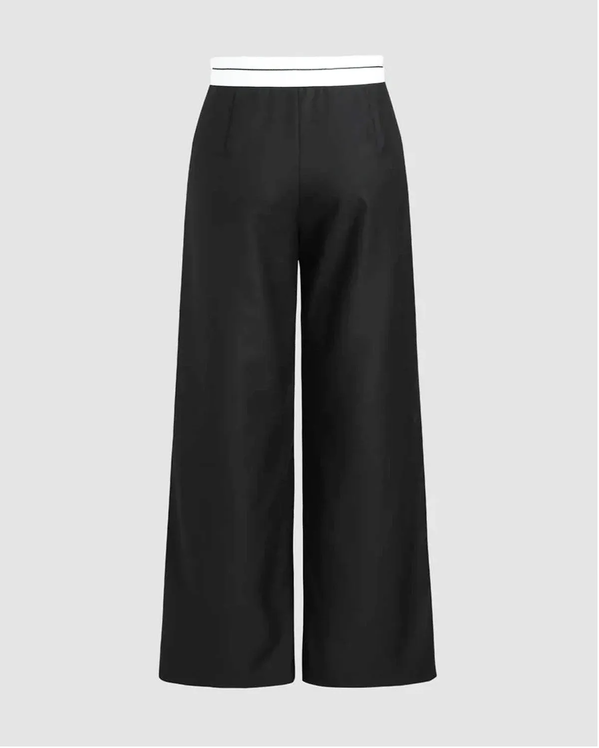 COLOR BLOCK PLEATED TROUSERS