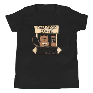 Dam Good Coffee Kid's Youth Tee