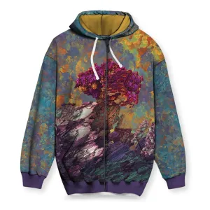 Efflorescent Men's Zip-Up Hoodie