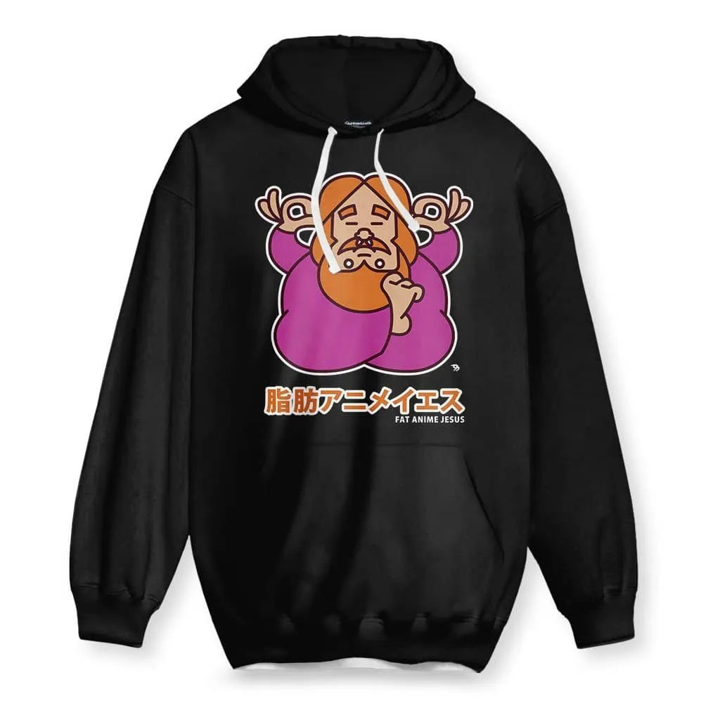 Fat Anime Jesus Hoodie