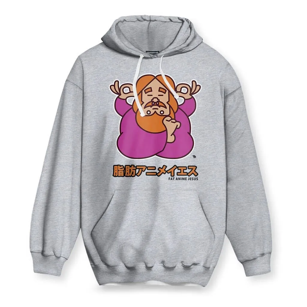 Fat Anime Jesus Hoodie