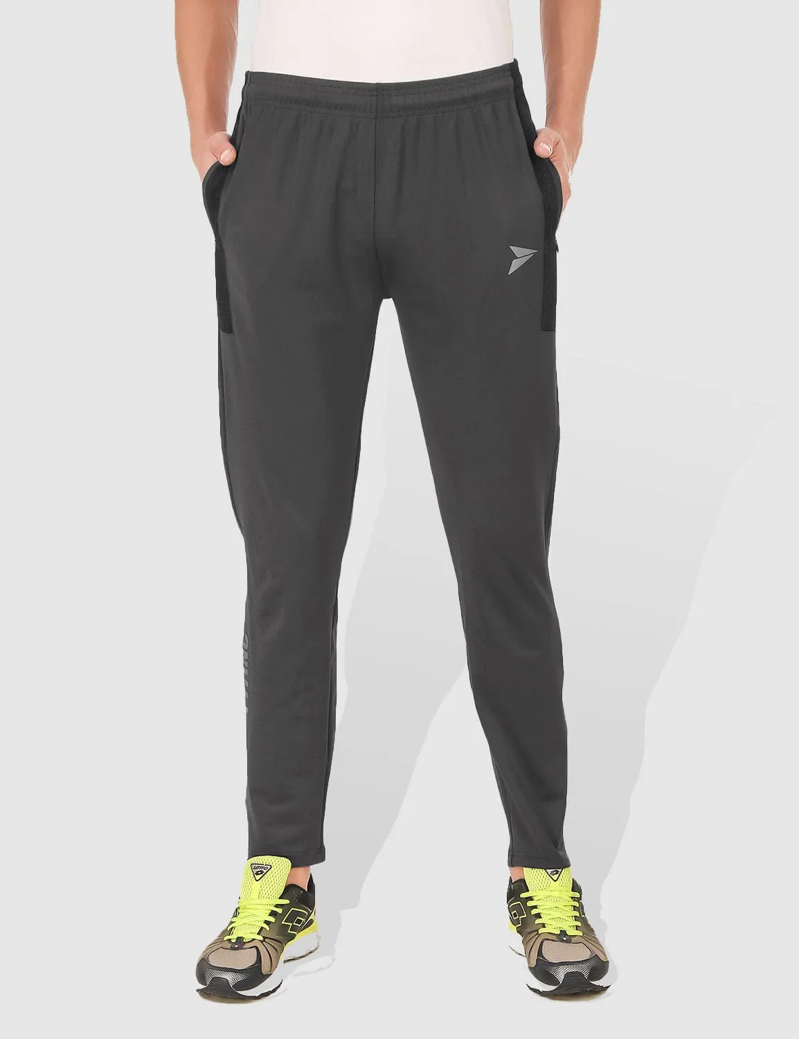 Fitinc Regular fit Grey Activewear Trackpant