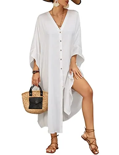 Flowy Kimono Swimsuit Cover Ups for Women