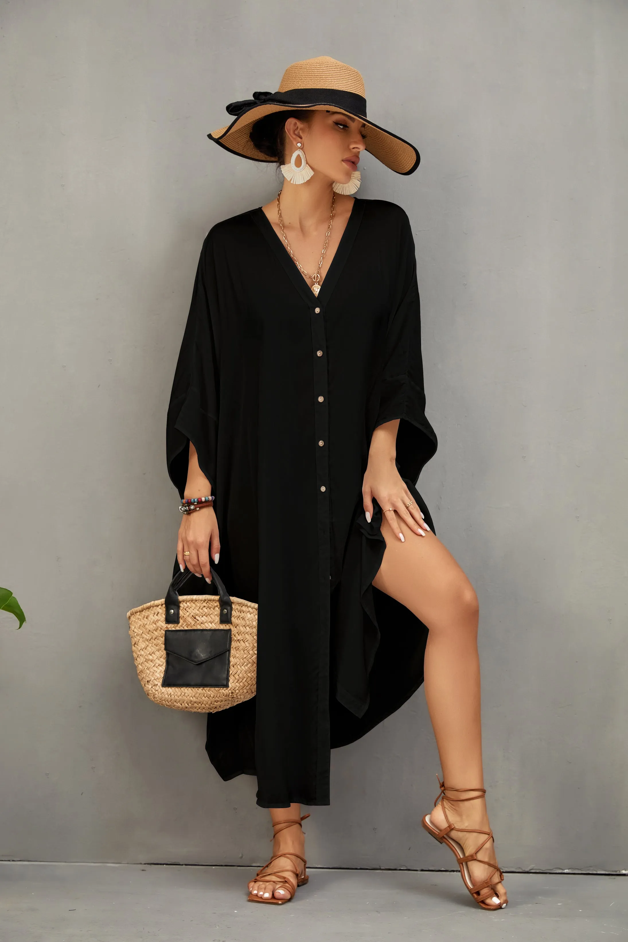 Flowy Kimono Swimsuit Cover Ups for Women