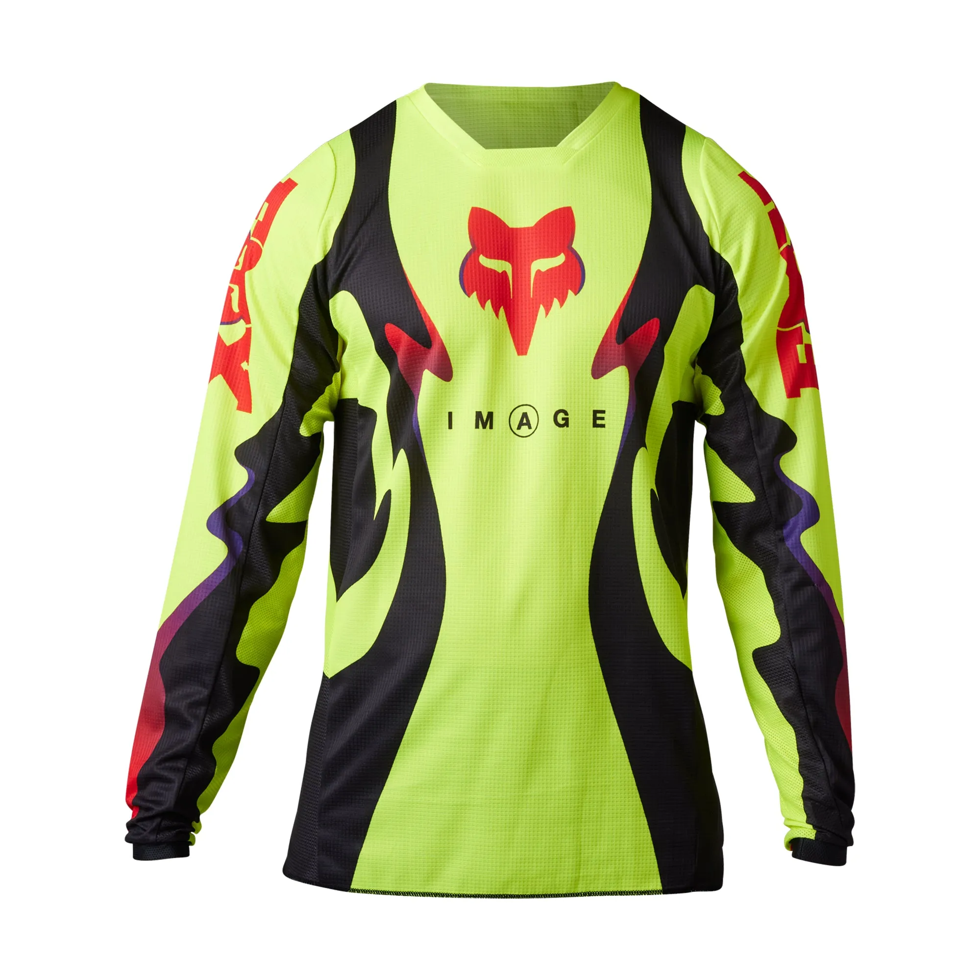 Fox Racing  180 Kozmik Offroad Jersey Lightweight Breathable Comfort Flo Yellow