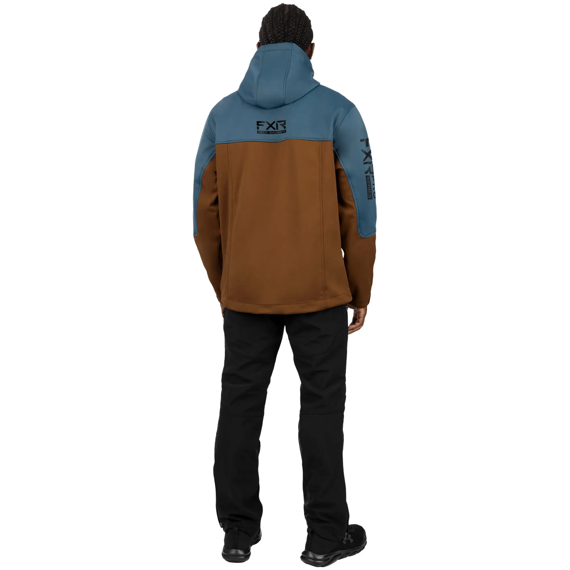 FXR  Mens Pro Softshell Jacket Waterproof Breathable Comfort Copper Dark Steel