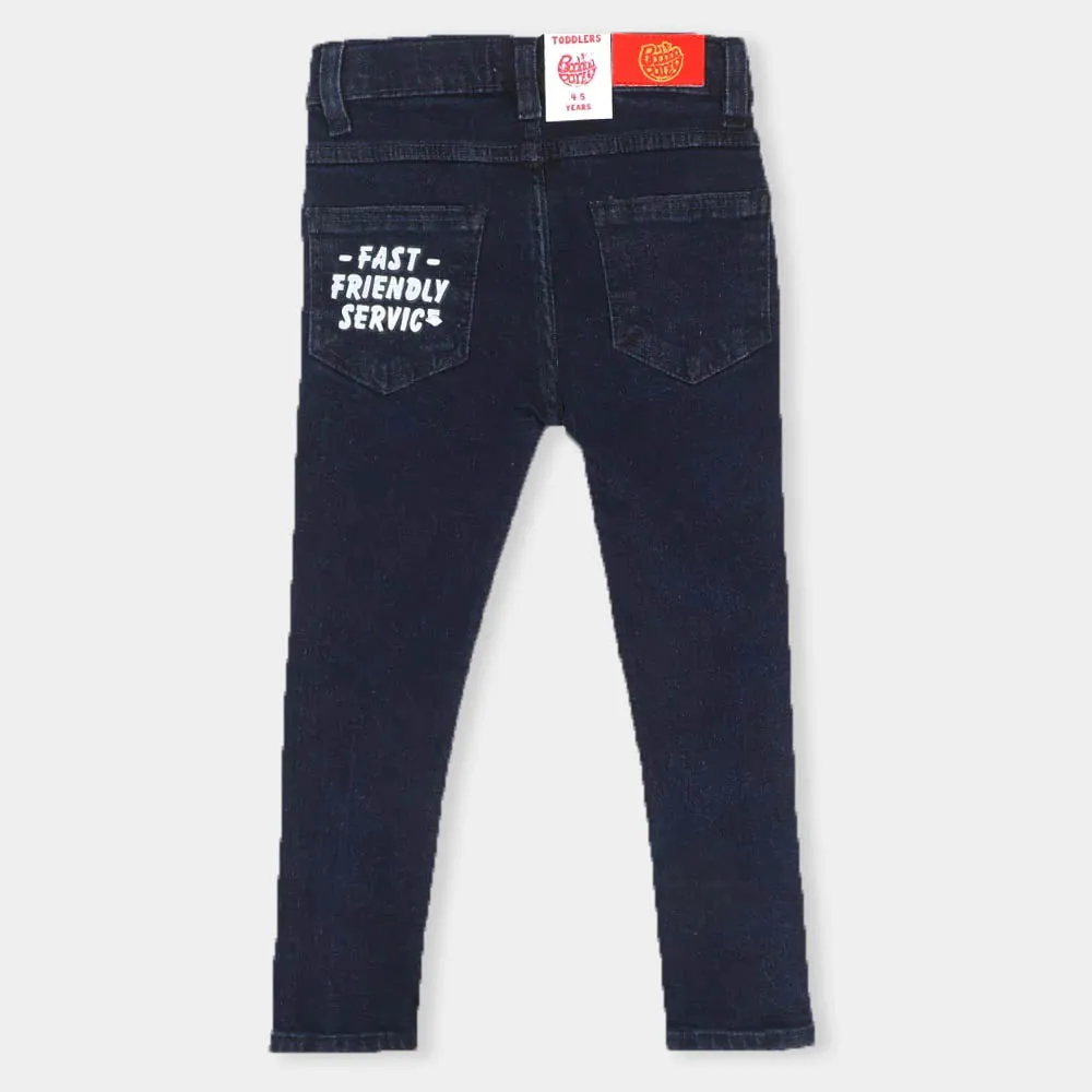 Girls Pant Denim Fast Camera - Mid Blue