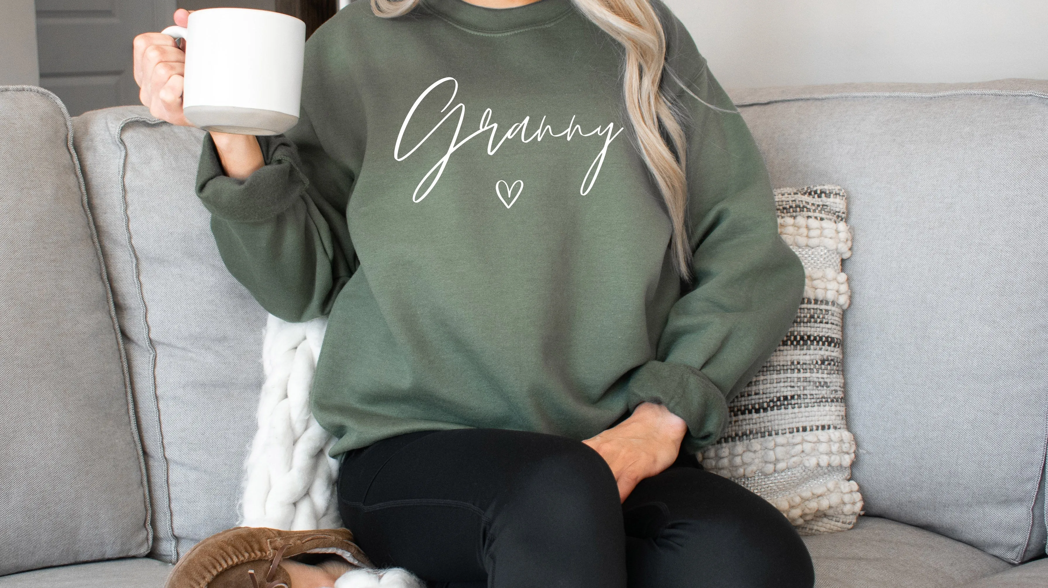 Granny Heart Grandma Classic Soft Sweatshirt