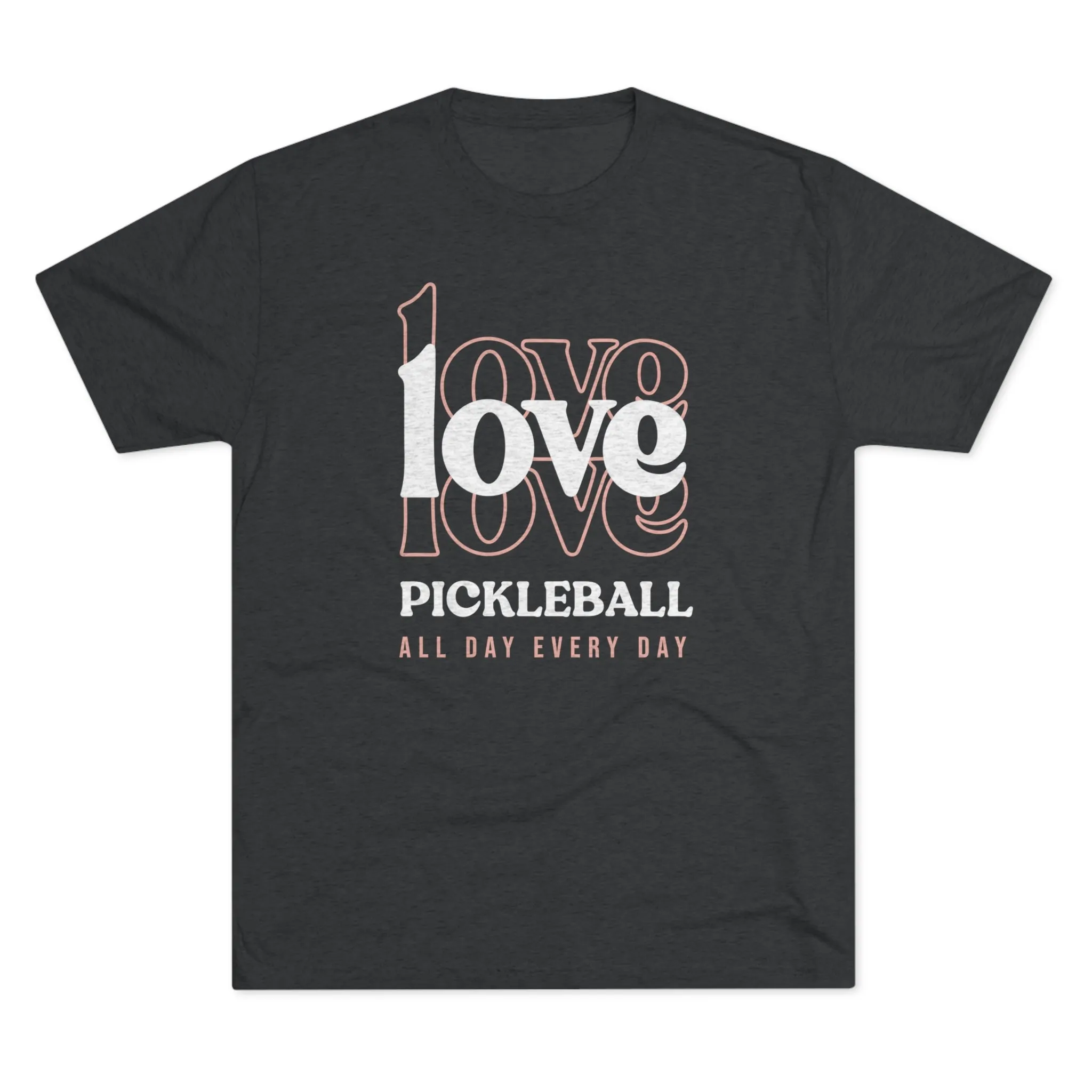 Heather Love Love Love Pickleball T-Shirt • Women's