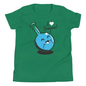 I Heart Science Kid's Youth Tee