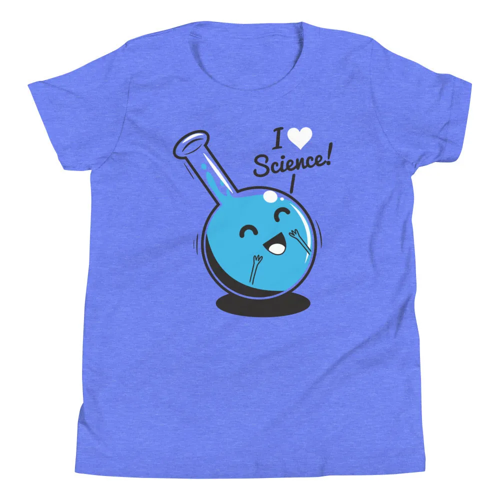 I Heart Science Kid's Youth Tee