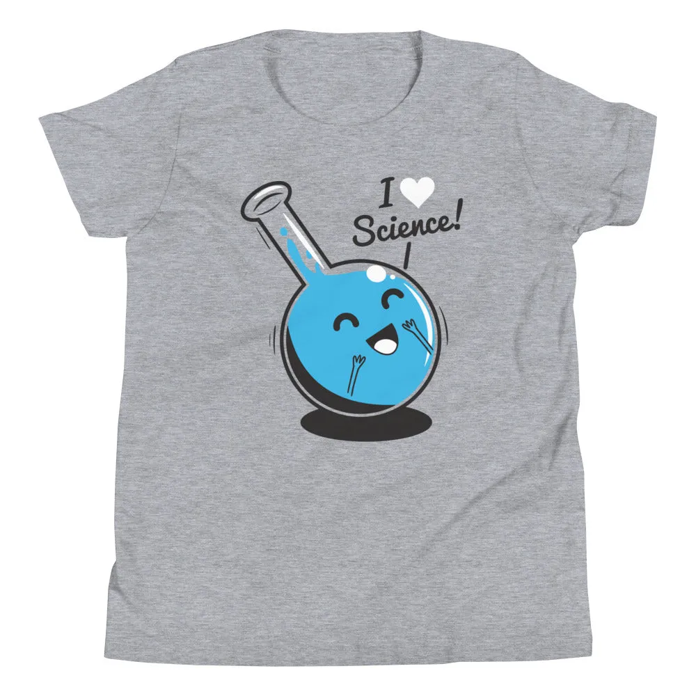 I Heart Science Kid's Youth Tee