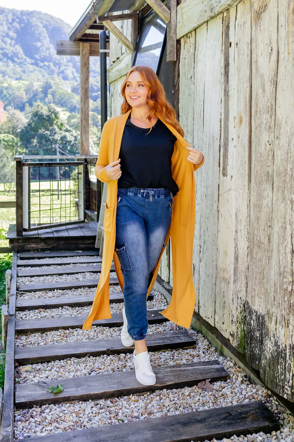 Jane Cardigan in Mustard