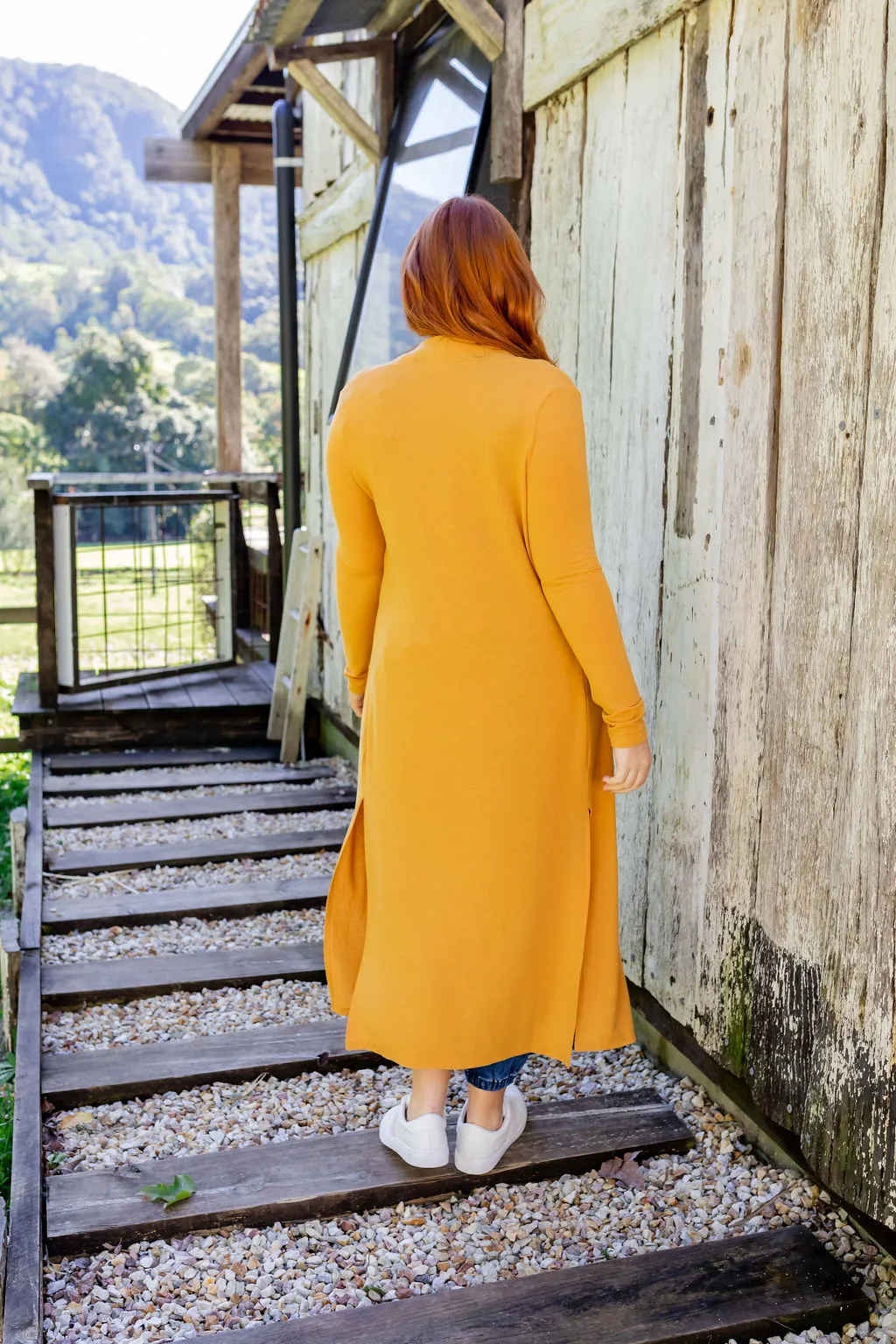 Jane Cardigan in Mustard