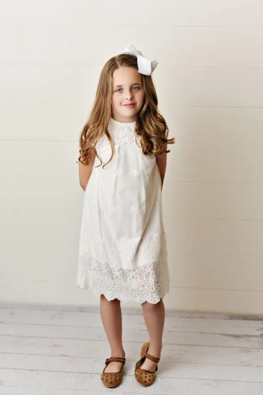 Lace Dress - White