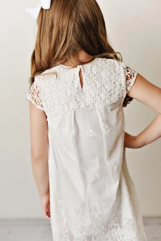 Lace Dress - White