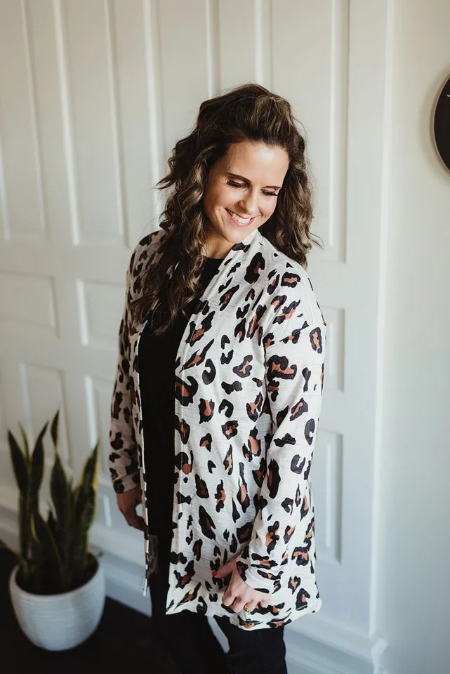 Leopard Cardigan