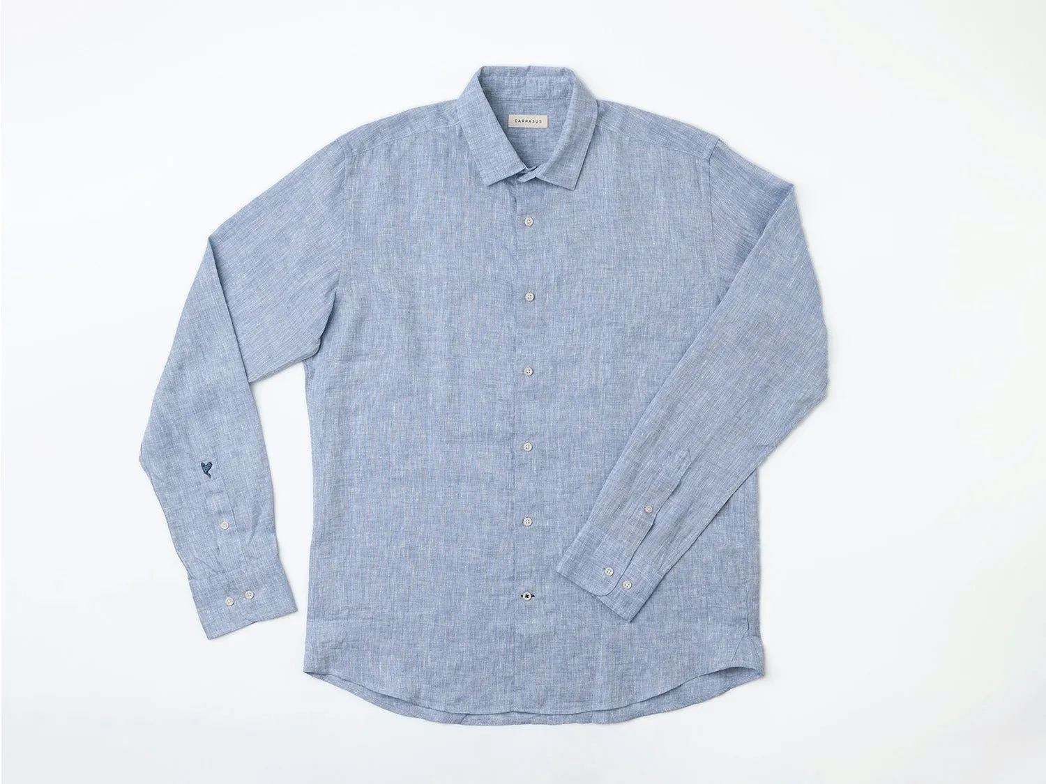 Linen Shirt Verzasca Sky