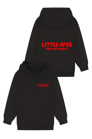 Little Apes Tiny But Mighty Hoodie - Black