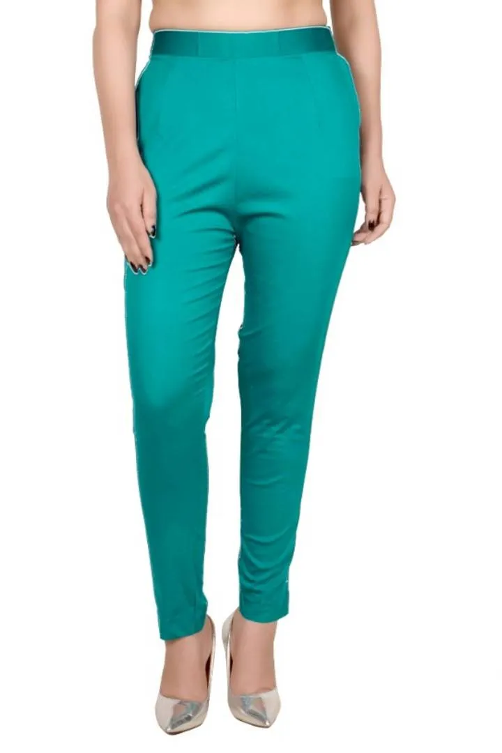 Lycra Cotton Pant For Women