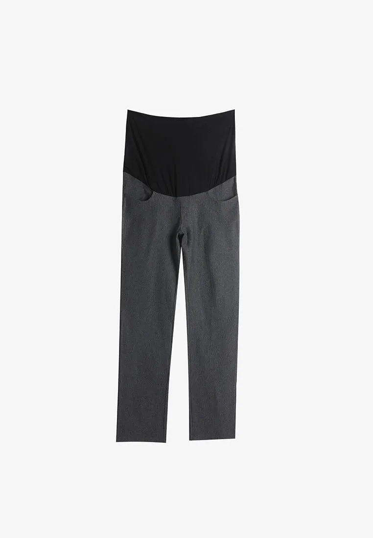 Maminka Maternity Formal Work Pants - Grey