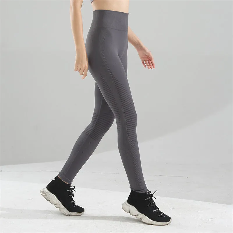 Nude Yoga pants women stretch tight running