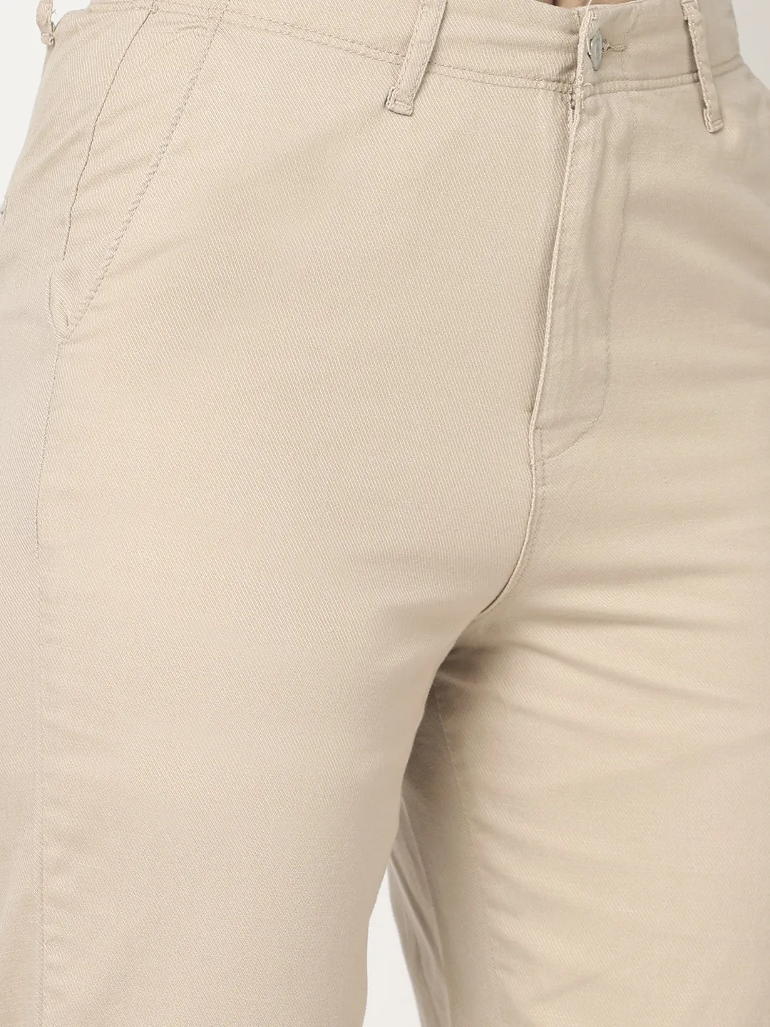 Oatmilk Trouser Straight Fit