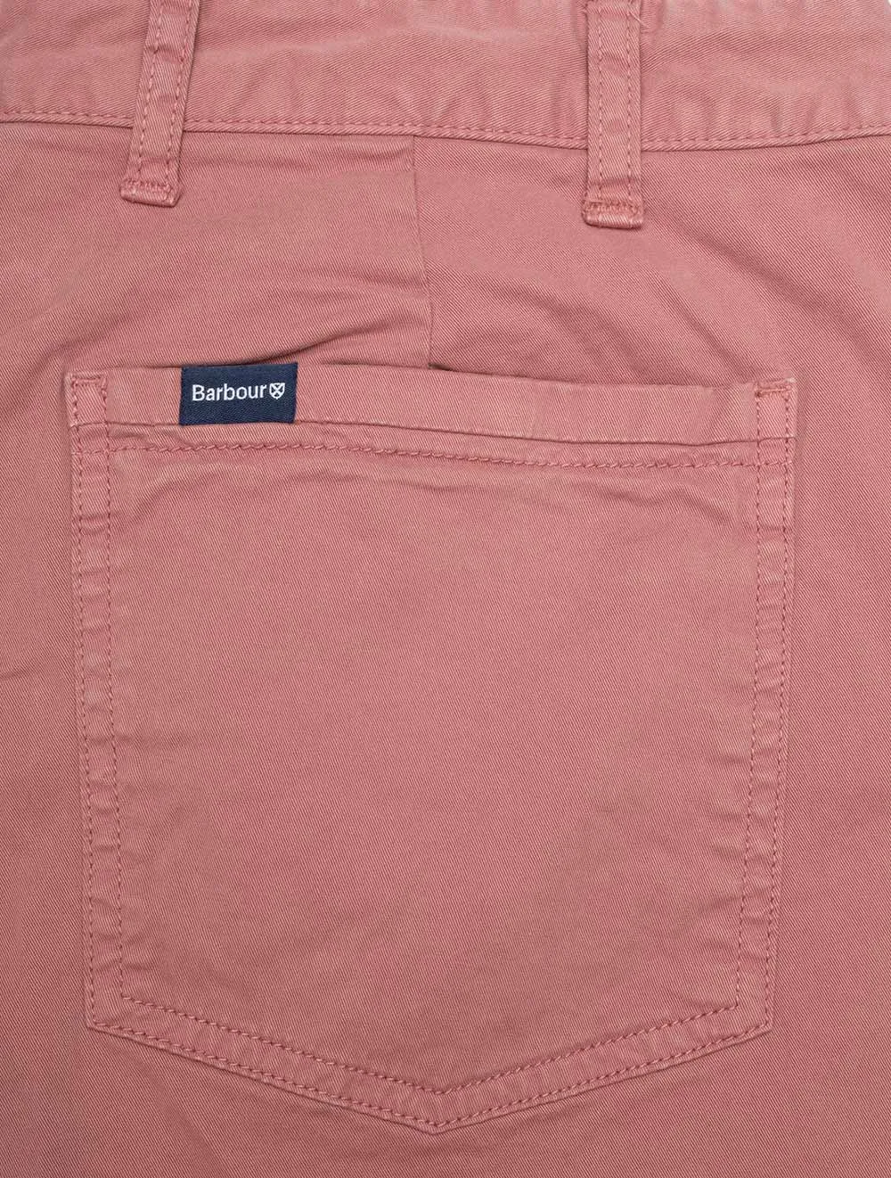 Overdyed Twill Shorts Pink Clay