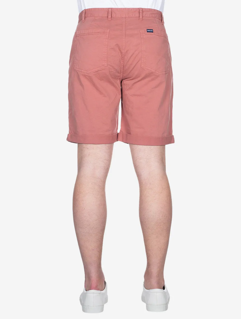 Overdyed Twill Shorts Pink Clay