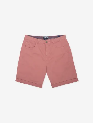 Overdyed Twill Shorts Pink Clay