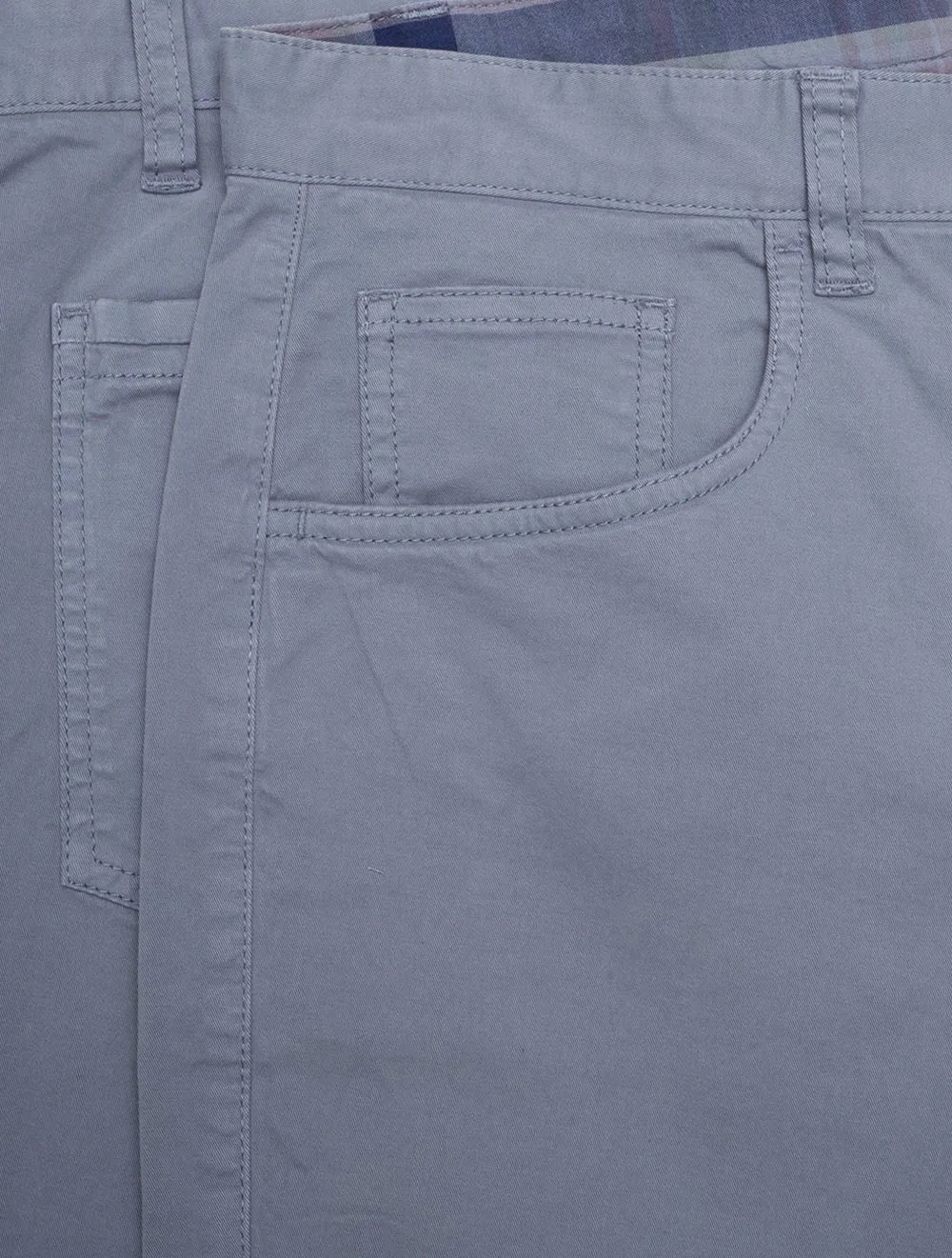 Overdyed Twill Shorts Washed Blue