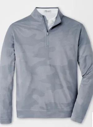 Peter Millar Perth Camo Jacquard Quarter Zip