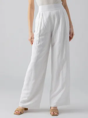 Pull Me On High Rise Pant White