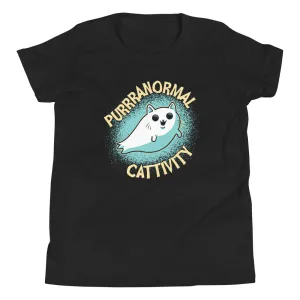 Purrranormal Cattivity Kid's Youth Tee