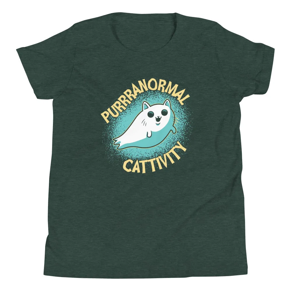 Purrranormal Cattivity Kid's Youth Tee