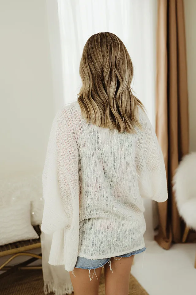 Rib Knit Cardi