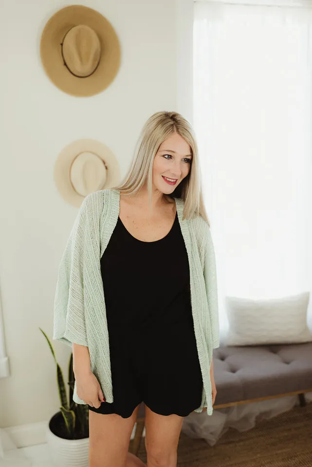 Rib Knit Cardi