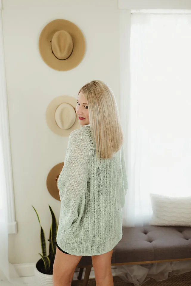 Rib Knit Cardi