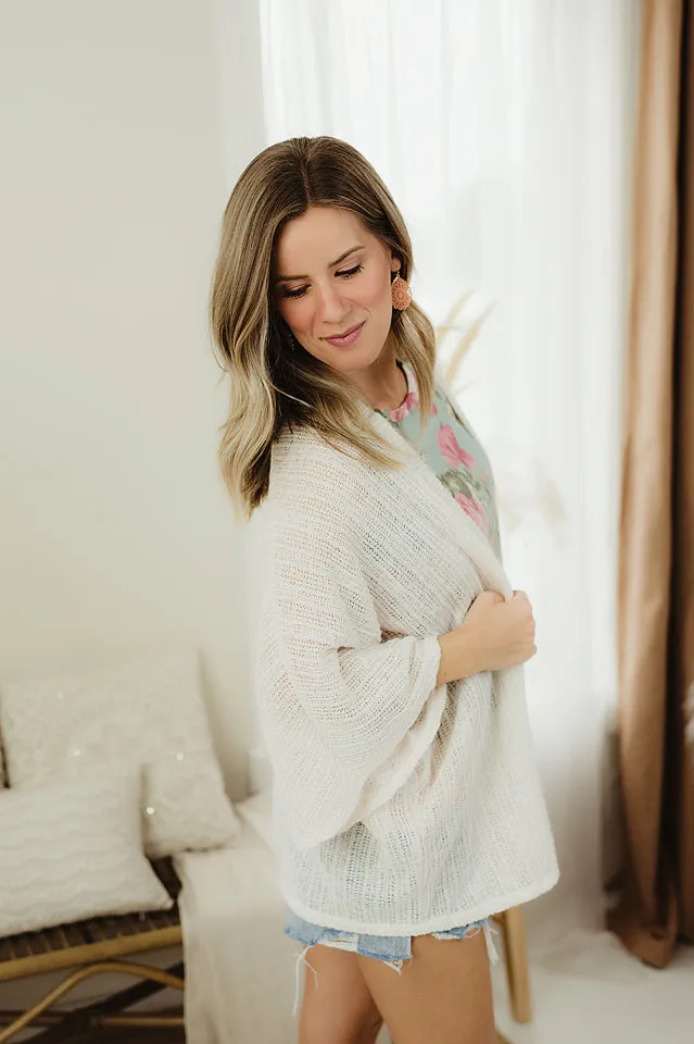 Rib Knit Cardi