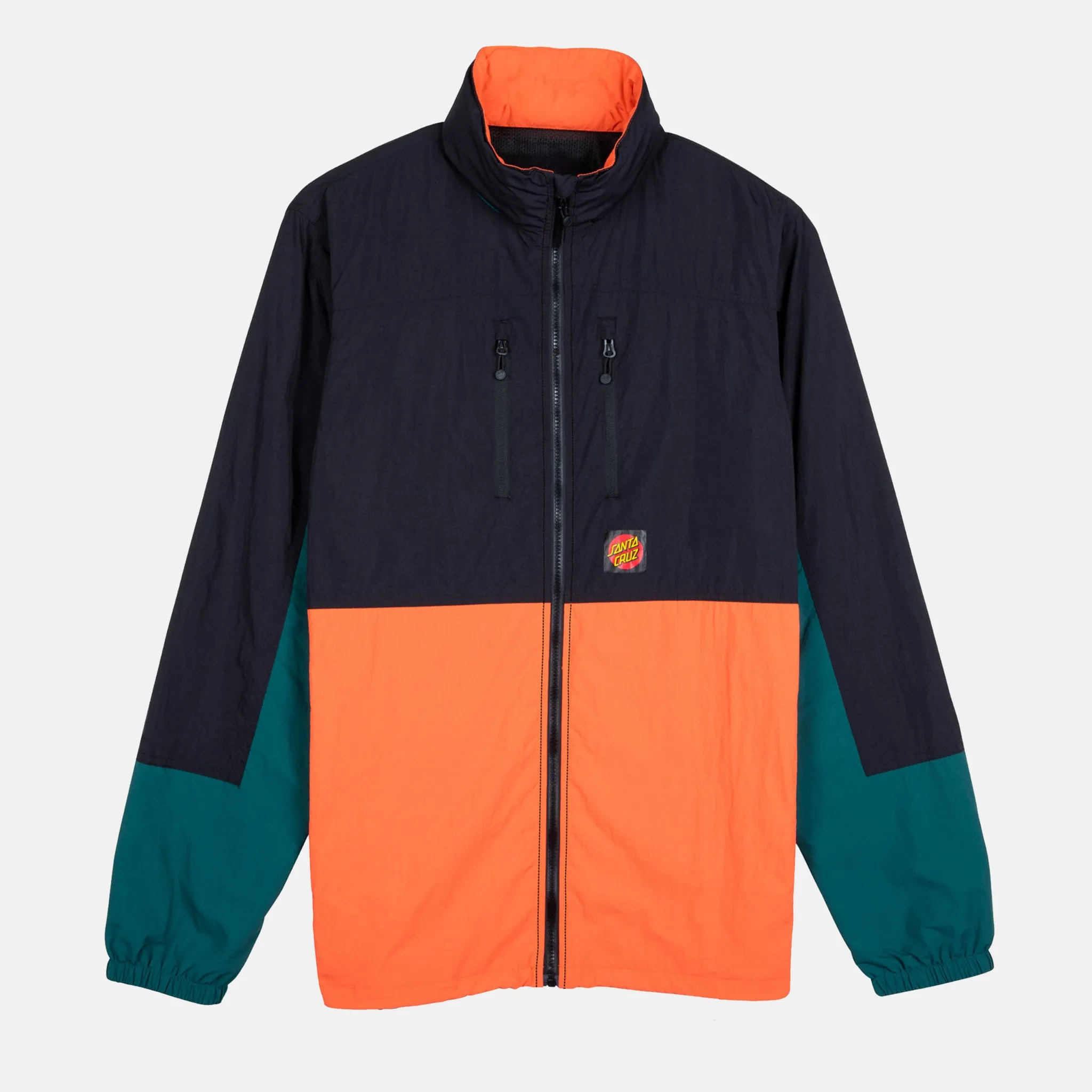 Santa Cruz - Castle Rock Jacket - Black / Malachite / Apricot