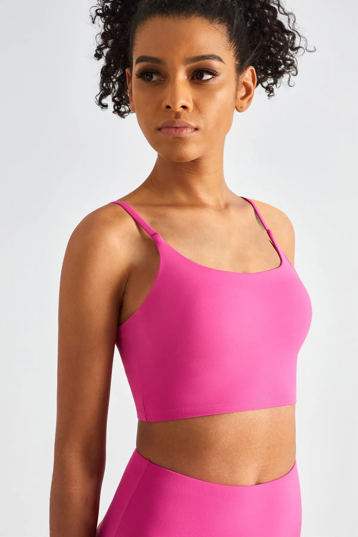 Spaghetti Straps Sports Bra & Leggings Set Activewear