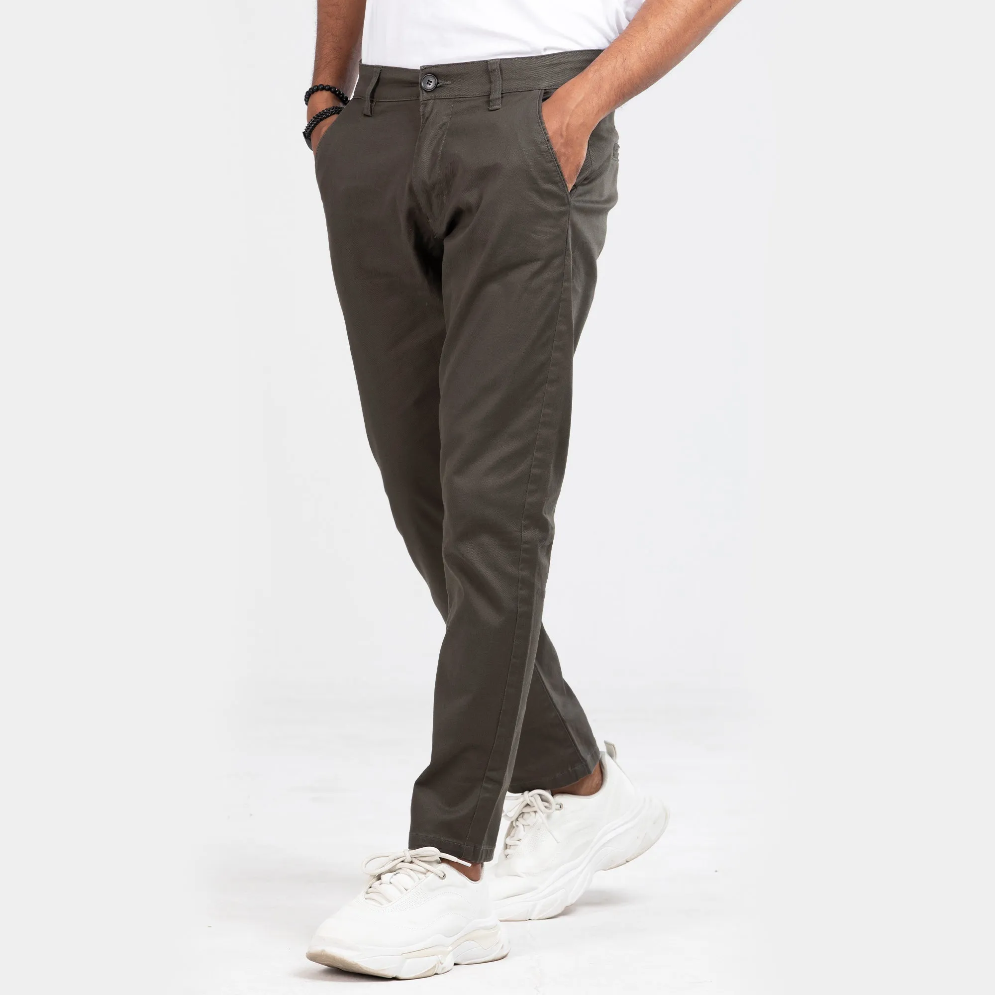 Stretchable Chino Pant- Dark Olive