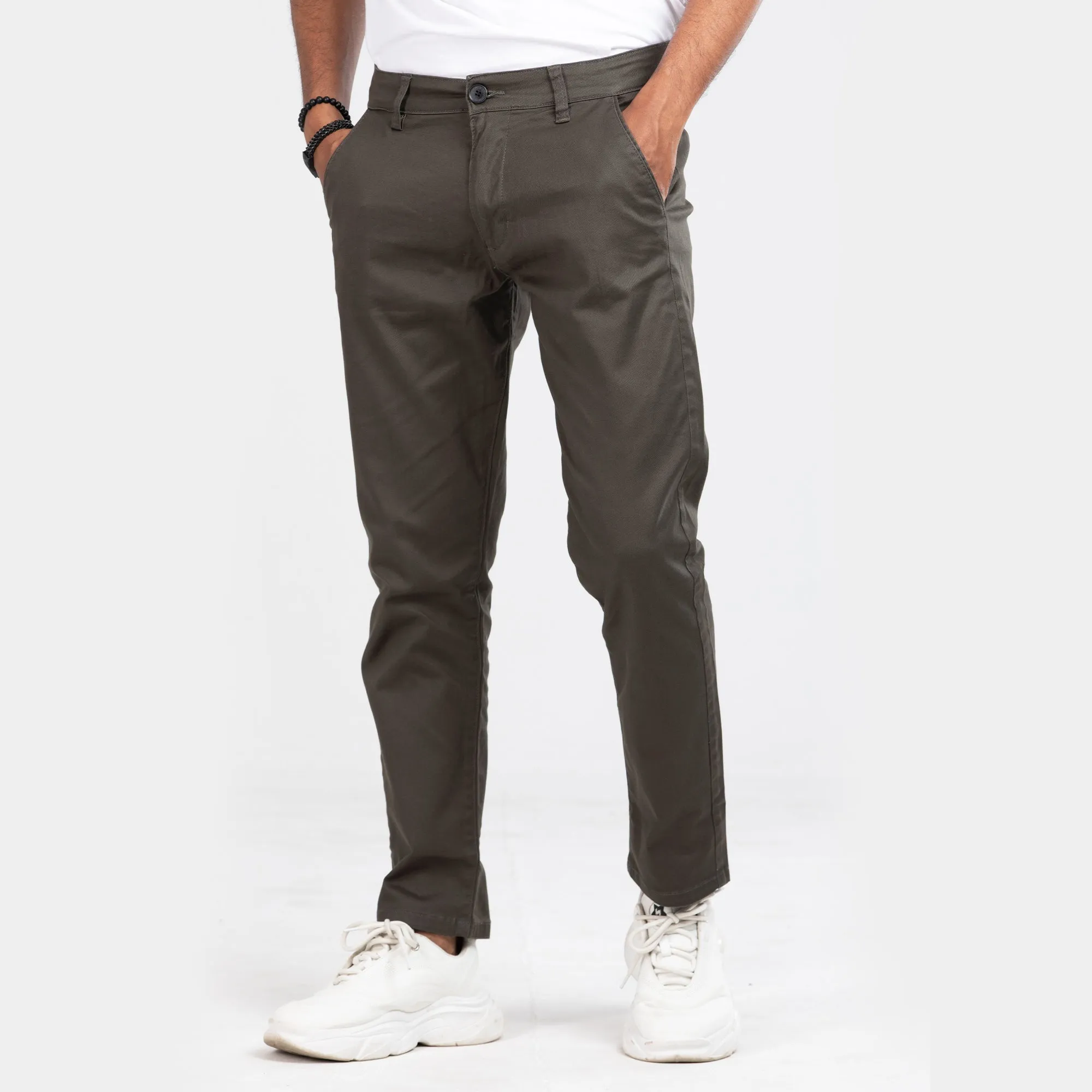 Stretchable Chino Pant- Dark Olive